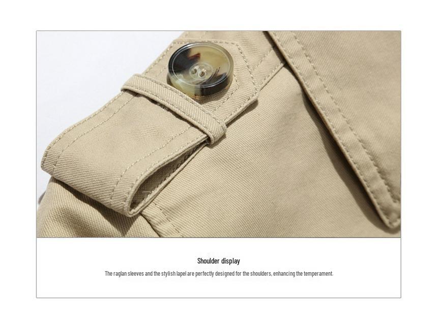 Pánská podzimní ležérní praná bunda střední délky