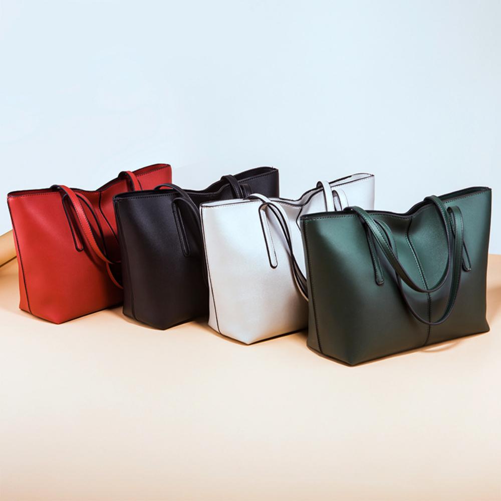 Δερμάτινη γυναικεία τσάντα τσάντα ώμου Ευέλικτη τσάντα μεγάλη τσάντα Γυναικεία μόδα τσάντα ώμου