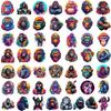 50 Cartoon 3D Animal Graffiti Stickers - Creative Waterproof Decor for Phones and Computers
