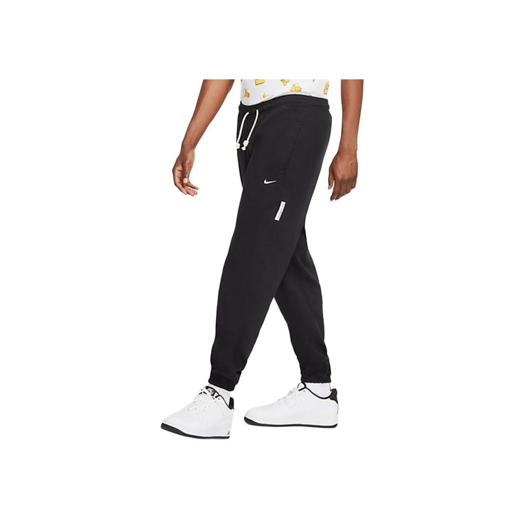 Nike American Street Style Solid Color Logo Print Versatile Long Sleeve Hoodie With Drawstring Cuffed Pants Casual Sports Suit DX1362-010+CK6366-010