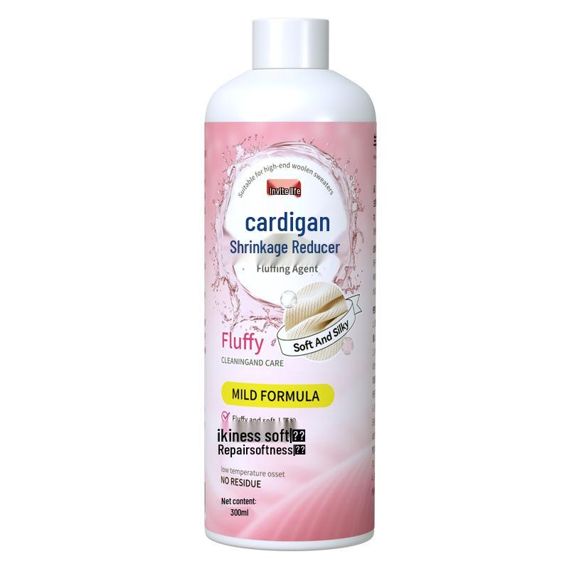 Wool & Cashmere Sweater Care: Shrinkage Reduction, Fluffiness Restoration, Smoothness Enhancement Detergent