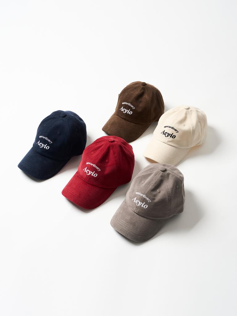 Eiwaioseutyudio New Logo Corduroy Ball Cap (5 Colors)