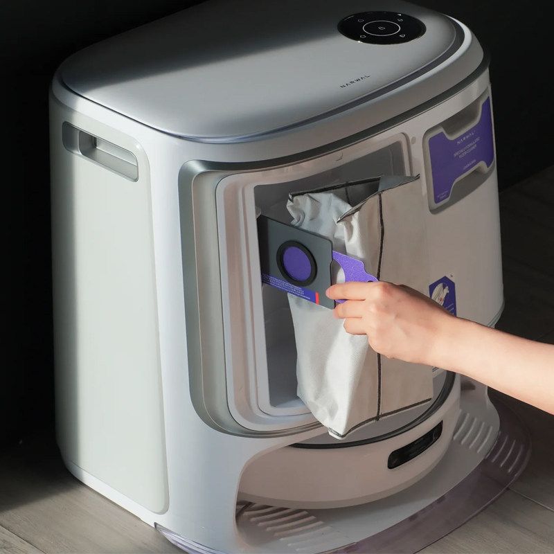Compatible with Cloud Whale Xiaoyao 001 Dust Bag, 002 Max Light Dust Collection J5X Antibacterial Disposable 003 Base Station Dust Bag