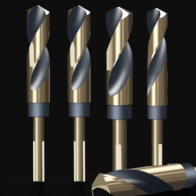 Round Shank Twist Drill Bit HSS CNC Drilling Bit Multi-function Reduced Shank Drills  Drilling Tool