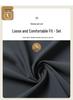 Men's Ice Silk Seamless Short-Sleeve Sports Suit - Summer Thin Two-Piece Set for Middle-Aged Dads (2025)