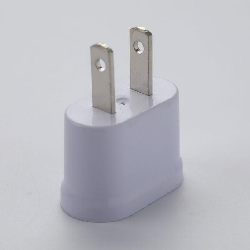 Us Plug To Eu Plug Round And Flat Dual-Purpose Conversion Plug Converter Socket