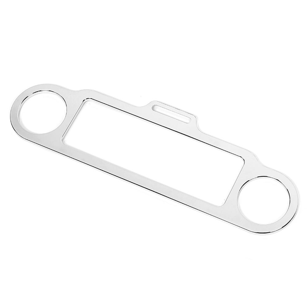 

Motorcycle Instrument Trim Meter Gauge Decor Cover Bracket Fits for Trike 1986 UpSilver серебряный