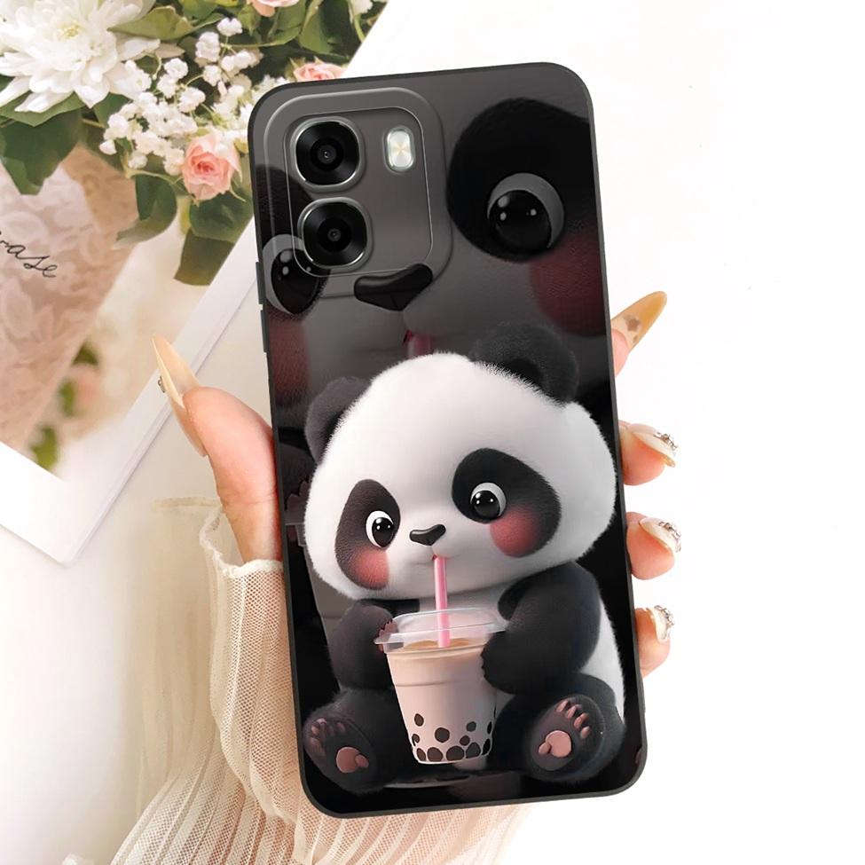 For Oppo A6x 4G CPH2819 5G CPH2783 Phone Case For Oppo A6x Cover Cute Kawaii Luxury Fashion Flowers Cool Painted Silicone Casing
