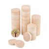 40mm Unfinished Wood Circle Round Disc Blank Natural Wooden Cutout Ornaments for Decoration DIY Craft Art Supplies