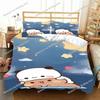 Kawaii Bubu a Dudu 3D Tisk Anime Ložní Souprava Povlak na Peřinu Přikrývka Postel Jednolůžko Twin Full King Queen Size Ložní Souprava Děti