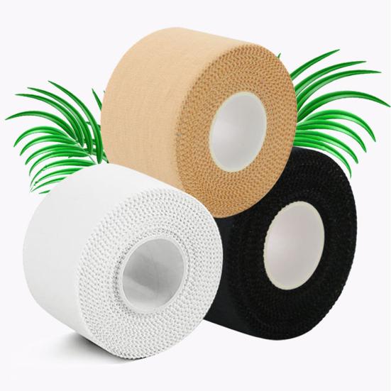 Zigzag Edge Athletic Tape Cotton Sports Tape for Wrist Knee Ankle Support Breathable Stretchy Easy Tear