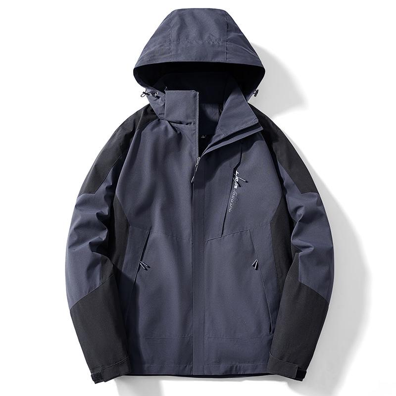 Cross-Border Outdoor Unisex Windbreaker: Waterproof, Windproof, Ideal for Spring/Autumn, Custom Logo Available.