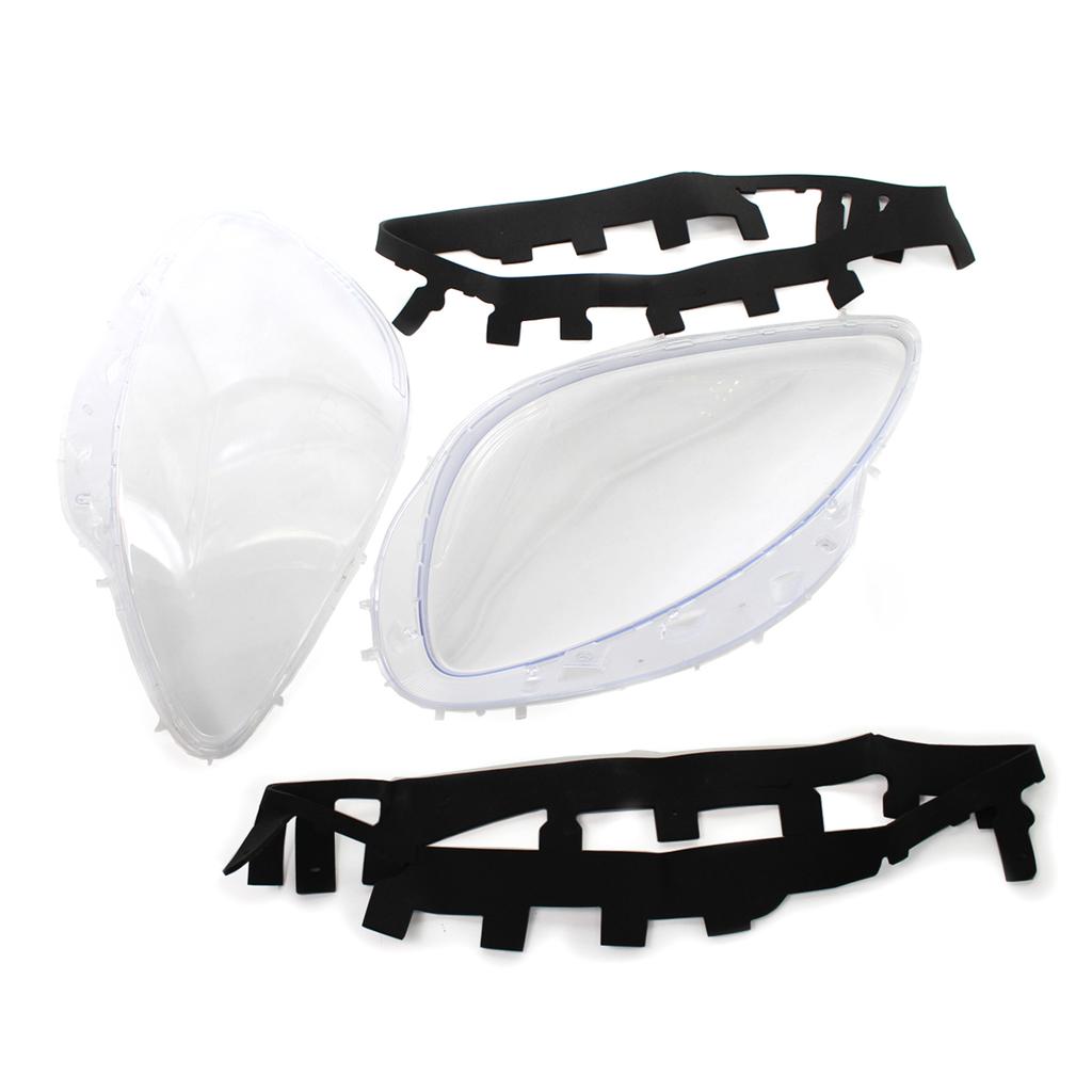 Headlight Lens Cover Headlamp Lens Plastic Shell Cover Headlight Assembly Replacement for Corvette C6 2005 2013