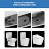 easy installs Toilet Flange Seal Soft Flexible Toilet Base Seal Toilet Flange Sealing Rings for Home & Hotel Bathrooms