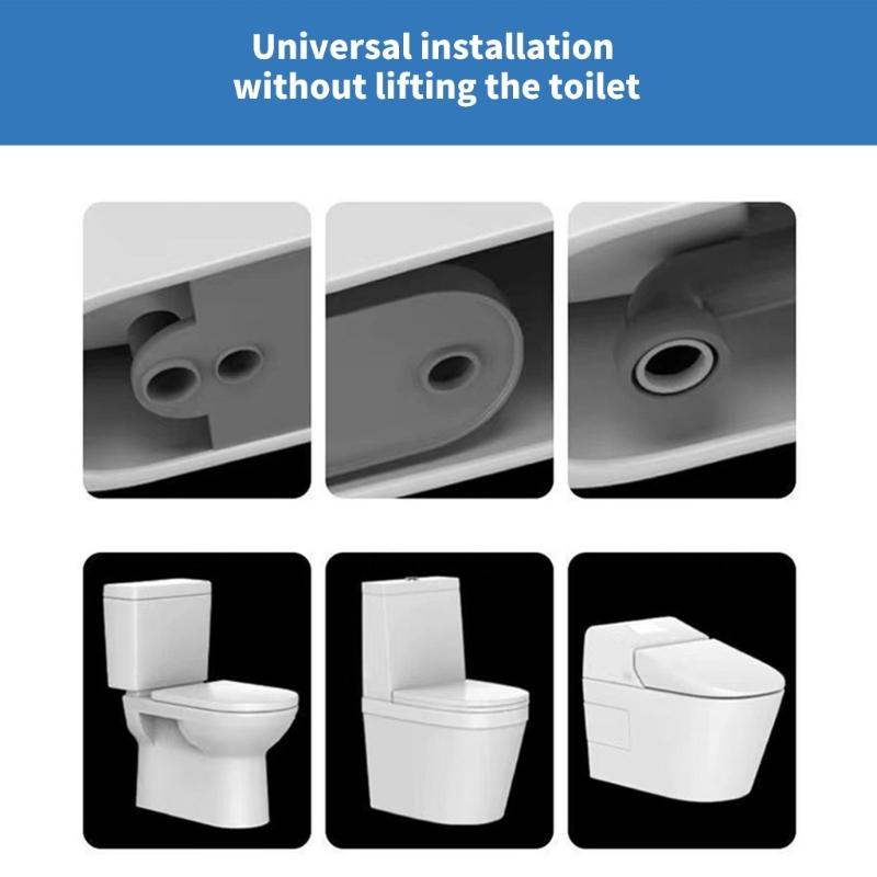 easy installs Toilet Flange Seal Soft Flexible Toilet Base Seal Toilet Flange Sealing Rings for Home & Hotel Bathrooms
