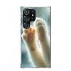 Pink Cat Hand Paw Phone Case For Samsung Galaxy S26 S25 Edge S24 S23 FE S22 Ultra S21 Plus S20 + Fundas Cover Coque Galaxy S25 S