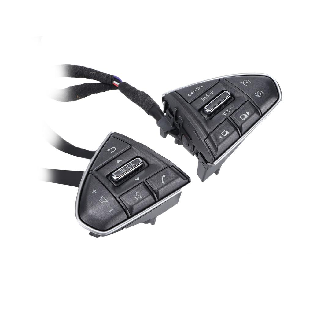 Multifunctional Steering Wheel Swith Control Button Matte Paint Replacement for Nissan Bluebird Sylphy 2016‑2019