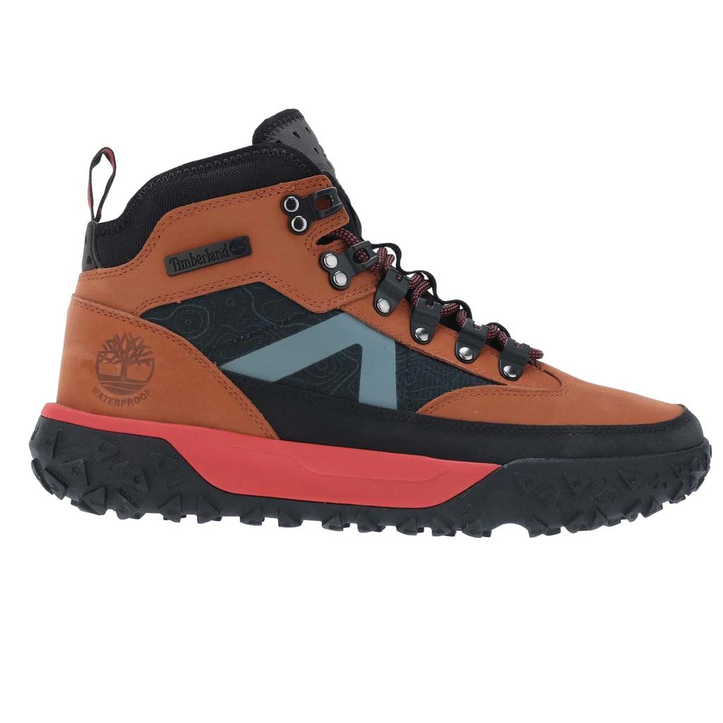 Timberland Herren Wasserdichte Leder Mid Cut Schnür-Wanderschuhe
