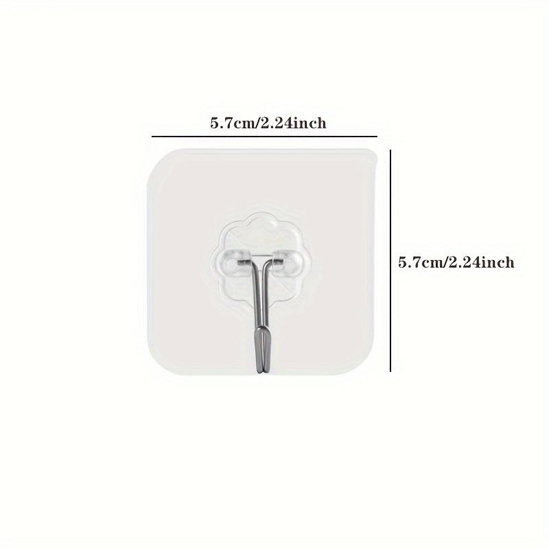 1/5/10/20PCS Transparent Adhesive Hooks for Multifunctional Hanging Hook