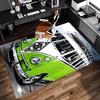 1 Stück Borussia Mönchengladbach Logo Teppich - Weich, Waschbar, Rutschfest für Innenbereich, Bürostühle, Wohnzimmer, Heimbüro, Dekorativer Teppich