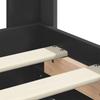 Bed Frame with Storage and Headboard Black 180 X 200 Cm