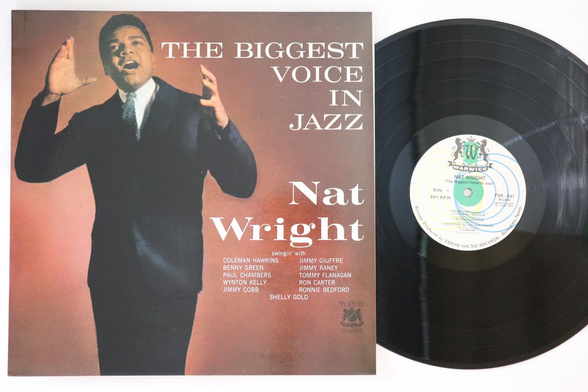 

LP Record NAT WRIGHT - Biggest Voice In Jazz FSR697 FRESH SOUND 1989 Spain Jazz Used