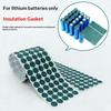 2 Sheets Self Adhesive Insulation Gasket High Insulation Pad for 18650 Li Ion Battery 1S to 5S Power Bank DIY
