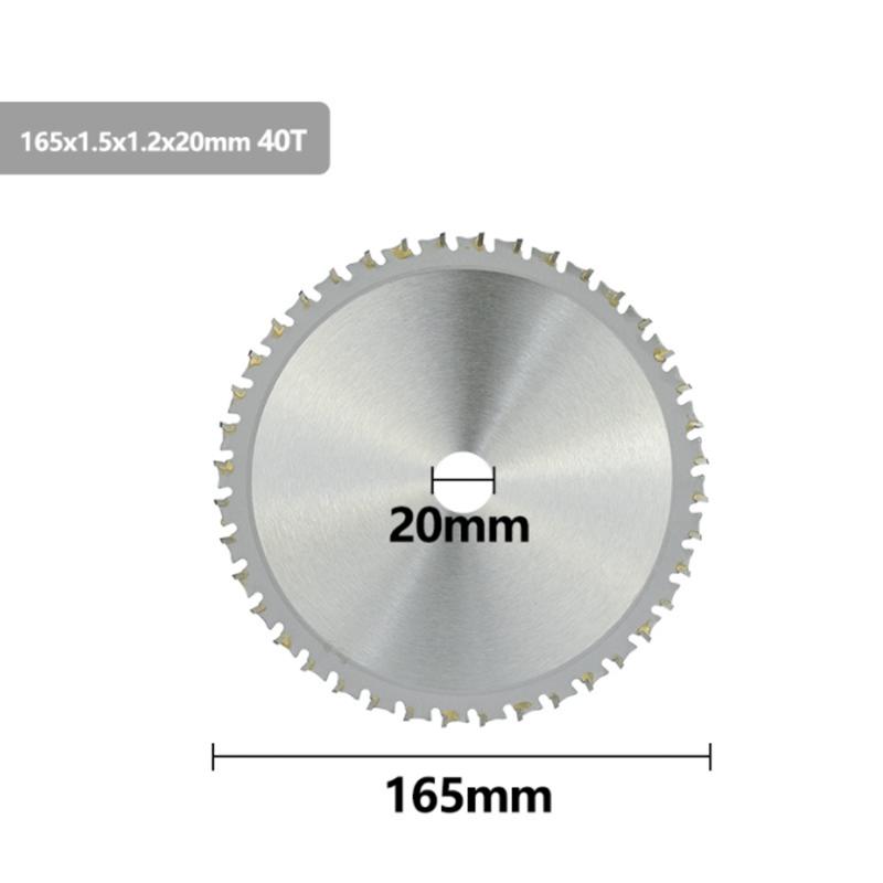 1pc Metal cutting blade disc 136/165/180/235/305/355mm carbide circular saw blade 30T-80T for steel circular metal cutting blade