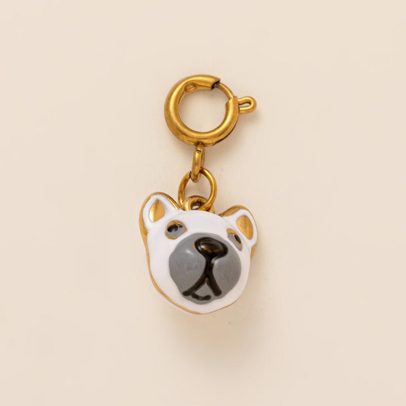 Stainless Steel Enamel Pendants Cute Flower Leaf Charm Accessories For Jewelry Making Necklace Earring Hanging Accessories