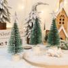 Mini LED Christmas Tree with Glowing Pine Needles - Desktop Ornament and Gift