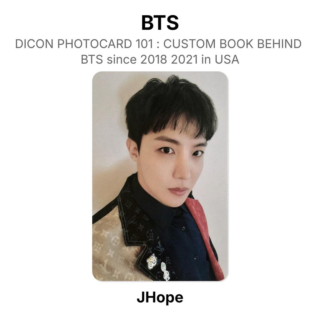 BTS DICON PHOTOCARD 101 : CUSTOM BOOK BEHIND BTS Since 2018 2021 In USA Official Photocard
