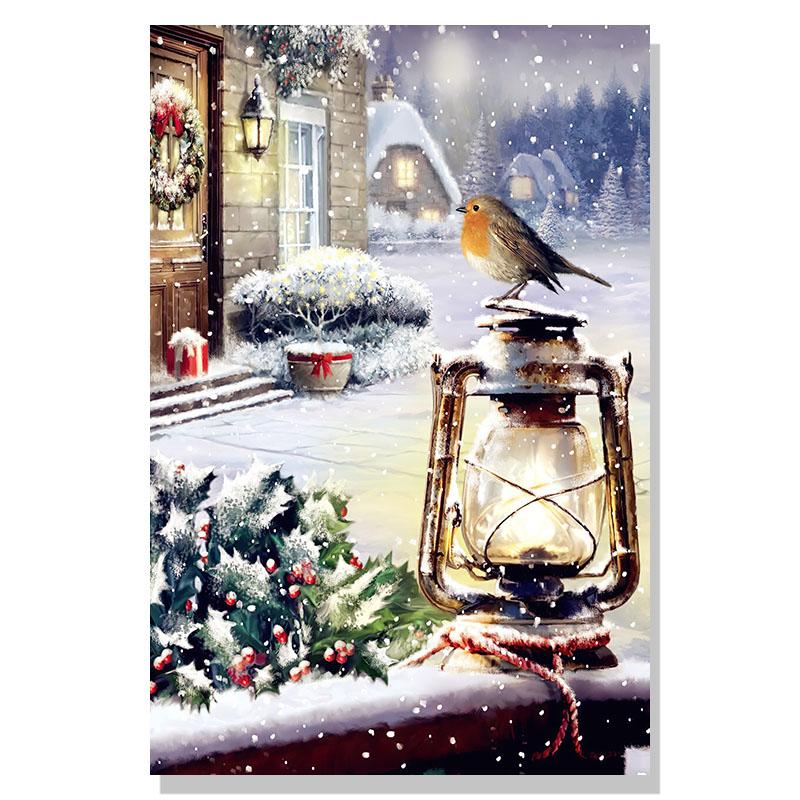 Christmas Day Picture Wall Art Canvas Painting Poster and Prints Nordic Wall Picture Children's Room Family Decoration Mural