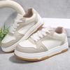 Fashion Pu Leather Thick Bottom Casual Sneakers Women Spring Autumn Platform Sports Shoes Woman Comfort Lace Up Vulcanized Shoes Female