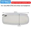 YAYINCC Replacement Ear pads+Zipper headband cover Combo for Sony MDR-Z7 Z7M2 Headset Headphones Earmuff Earpads Cover Cups