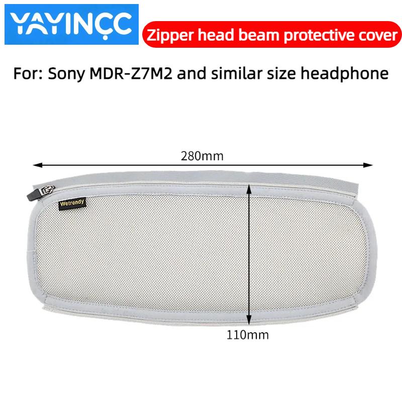 YAYINCC Replacement Ear pads+Zipper headband cover Combo for Sony MDR-Z7 Z7M2 Headset Headphones Earmuff Earpads Cover Cups