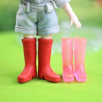 1:12 Scale Dollhouse Miniature Rubber Rain Boots Decoration Dolls Accessories