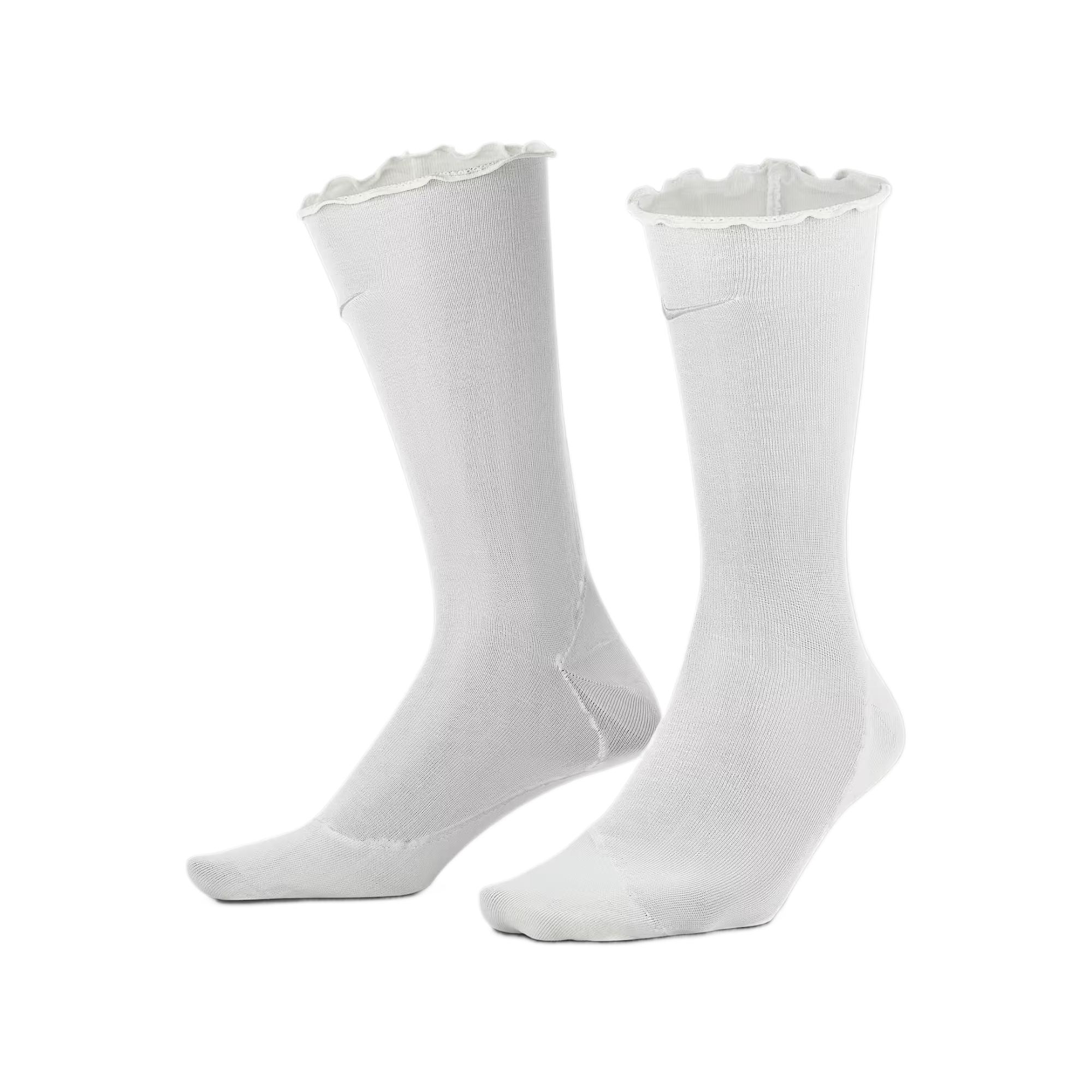 Nike Sheer Solid Comfortable Moisture-Wicking Breathable Mid-Calf Socks Women socks SK0009-025 M
