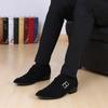 Suede British Style Solid Color Social Shoe Male Black Official Party Legitimate Leather Casual Italian Suit Men's Formal Shoes