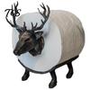 Tissue Dispenser 3D Printed Elk Toilet Paper Holder, Stable Base Bathroom Roll Minimalist Organizer Dispenser, Waterproof PLA Decorative Towel