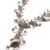 Les Trésors De Lily [D3561] - Gray 'Gala' Designer Necklace