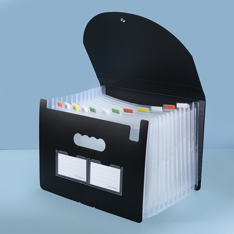 Large Capacity A4 Accordion File Folder, 13/25 Layers Document Holder for Students