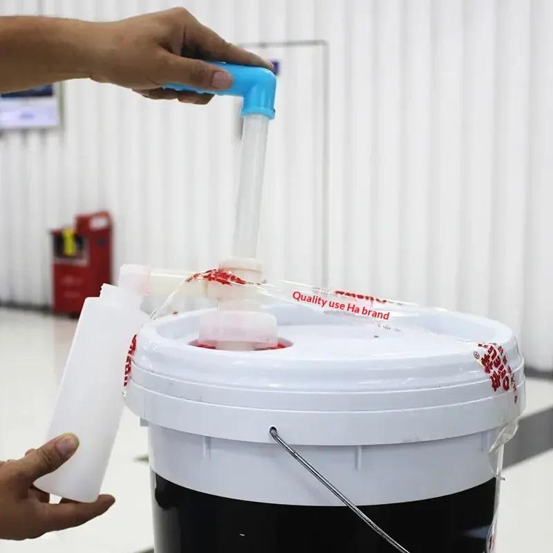 1 Piece Hand Fuel Pump Manual Liquid Transfer Pump Backflow Prevention Pump Oil Liquid Hand Transfer