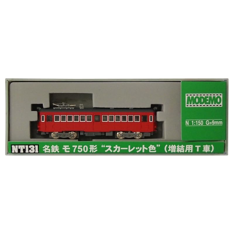

N gauge NT131 Meitetsu Mo 750 тип алый цвет (Дополнительный вагон Т)