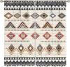 Tribal Geometric Pattern Curtains,Traditional Southwestern Style Aztec Window Treatments for Bedroom Living Room,Minimalist