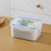 Food Storage Box for Fridge Fruit Storage Container with Removable Colander Leakproof Produce