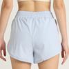 Women's Quick-Dry High-Waisted Sports Shorts - Two-Piece Anti-Exposure Running Fitness Shorts