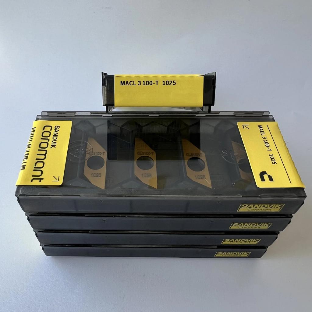 Sandvik / MACL3100-T 1025 / Industrial Indexable Carbide Inserts 10 Pcs