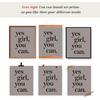 LARTSFRO Trendy Black and White pirational Wall Art Prints Set of 4, Girly Room Decor, Neutral Motivational Positive Artwork Posters Wall Decor for