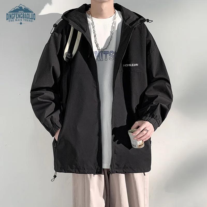 

Dingfengbaoluo Чоловіча осінньо-зимова куртка вільного крою для роботи M