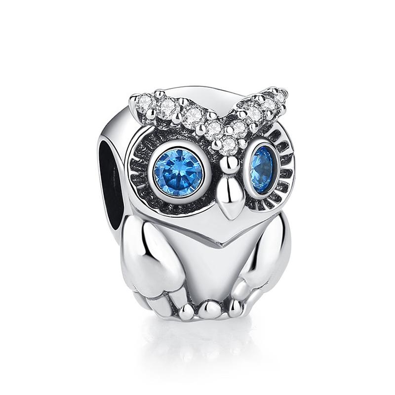 Original 925 Sterling Kupfer Charm Perle Liebe Hund Katze Pfote Panda Glühwürmchen Anhänger Charms Passend für Armbänder Halsketten Frauen Zirkon